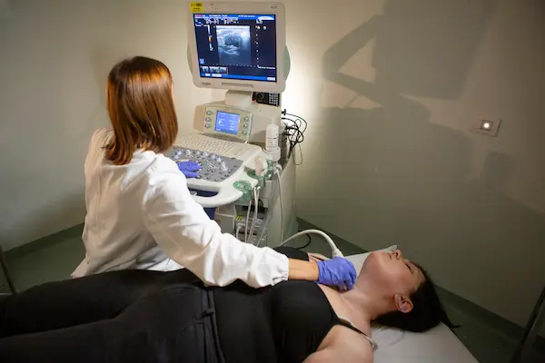 Ecografia alla tiroide